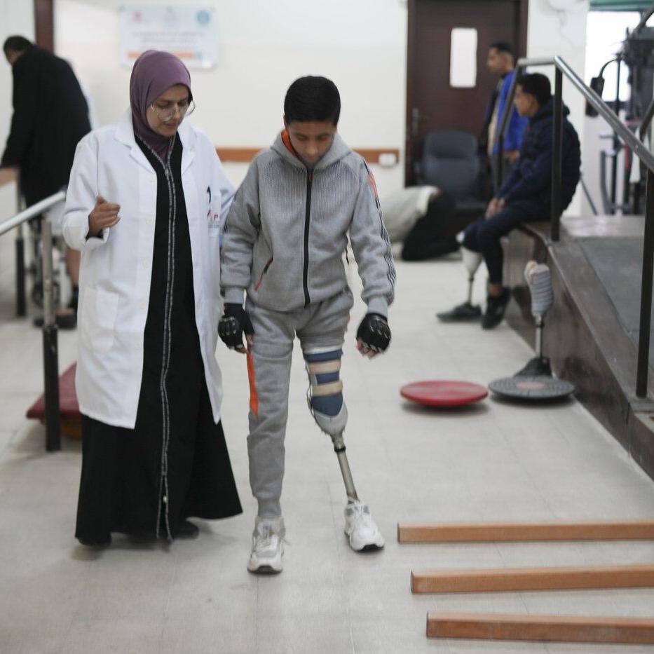 Gaza's child amputees struggle with recovery, especially after Israel's cutoff of aid